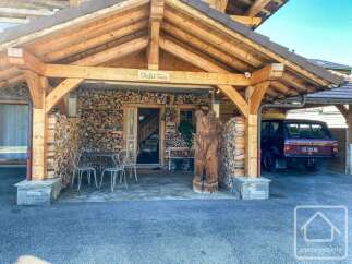 Discover the charm of this stunning chalet, a perfect blend of rustic elegance and modern comfort.