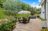 Enjoy outdoor living at its finest with this stunning patio space.