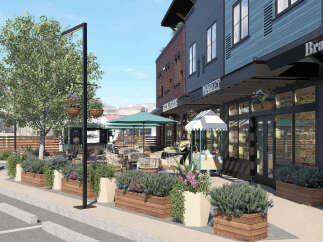 Discover the charm of this inviting commercial space, perfect for a restaurant or market.