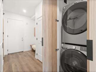 Discover the convenience of in-unit laundry with this stunning property! Featuring a modern Whirlpool washer and dryer, this home offers a seamless laundry experience.