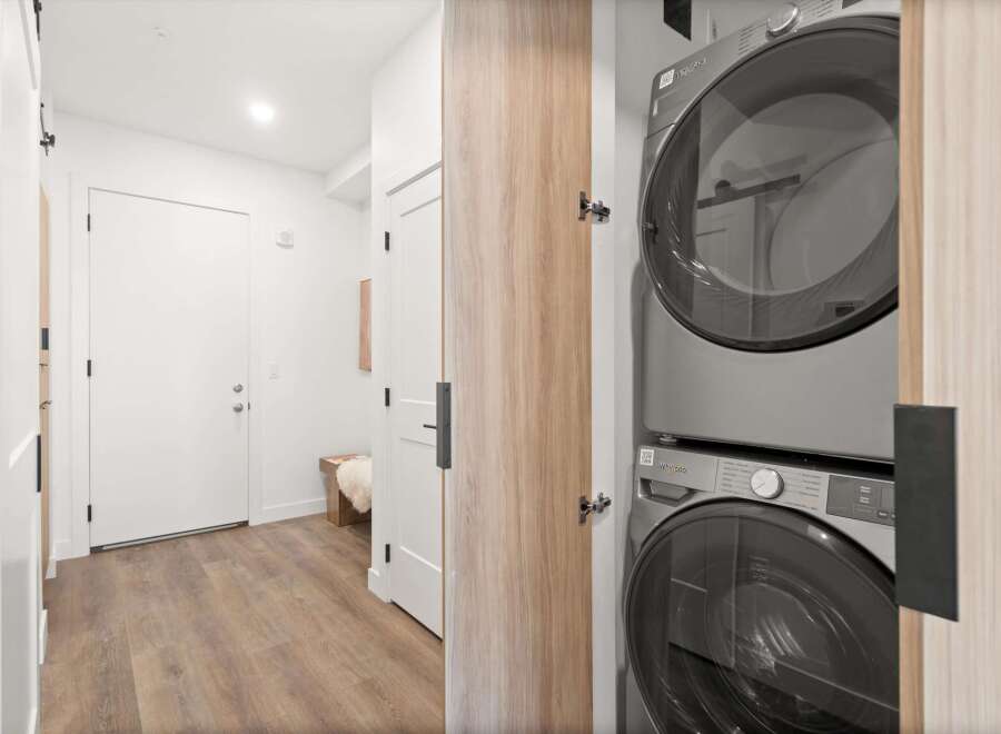 Discover the convenience of in-unit laundry with this stunning property! Featuring a modern Whirlpool washer and dryer, this home offers a seamless laundry experience.