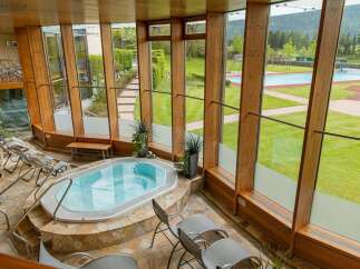 Indulge in luxury and relaxation in this stunning spa retreat.