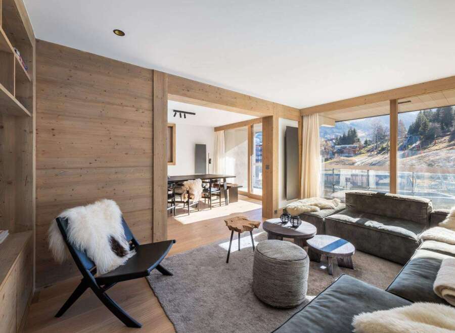 Experience the epitome of luxury living in this stunning property, boasting exquisite wooden accents and a seamless blend of modern design.