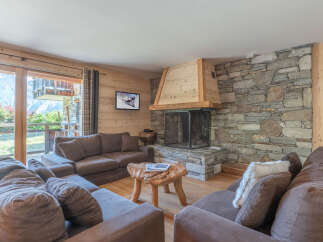 Experience the epitome of alpine luxury in this stunning living space.