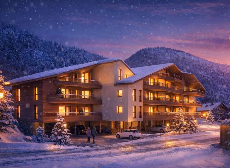 Experience the charm of winter living in this stunning property.