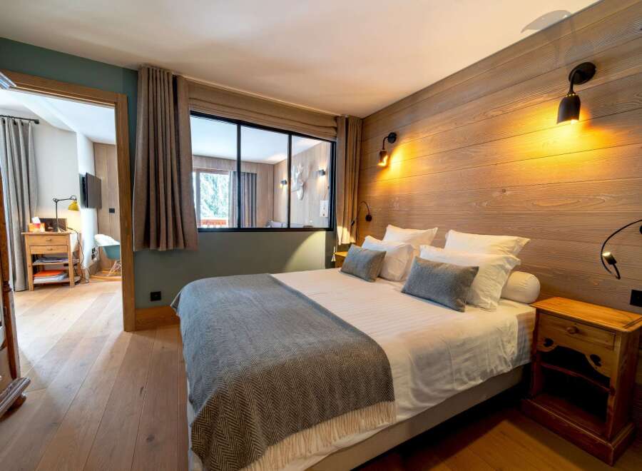 Experience the epitome of comfort in this beautifully designed bedroom.