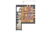 Discover the perfect layout for your dream home! This floor plan showcases two bedrooms, each designed for comfort and privacy.