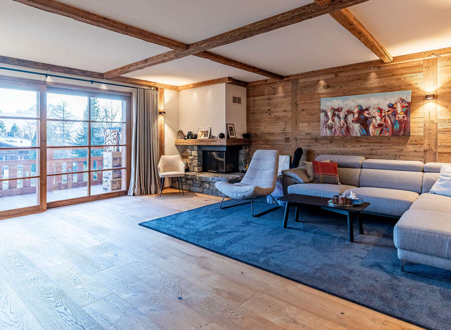 Experience the epitome of alpine luxury in this stunning living space.
