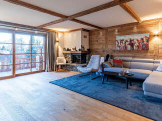 Experience the epitome of alpine luxury in this stunning living space.