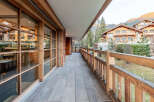 Experience luxury living in this stunning property featuring a spacious balcony with breathtaking mountain views.