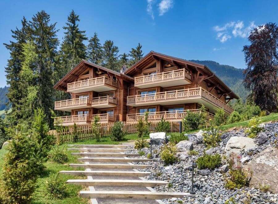Discover the epitome of luxury living in this stunning wooden chalet.