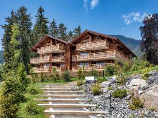 Discover the epitome of luxury living in this stunning wooden chalet.