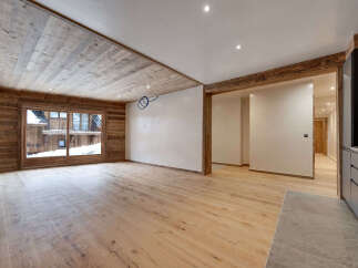 Step into luxury with this stunning property featuring exquisite wooden accents throughout.