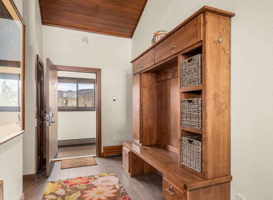 Step into a welcoming entryway with this stunning property.