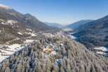 Nestled amidst the snow-kissed peaks, this stunning property offers unparalleled views and a serene escape.