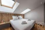 Discover a luxurious bedroom with a modern design.