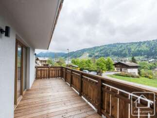 Enjoy breathtaking mountain views from this stunning property's expansive balcony.