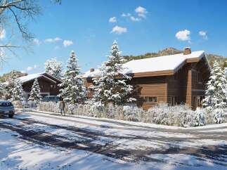 Discover the charm of this stunning property nestled in a winter wonderland.