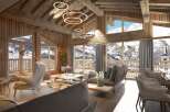 Experience the epitome of luxury living in this stunning chalet, boasting breathtaking mountain views.