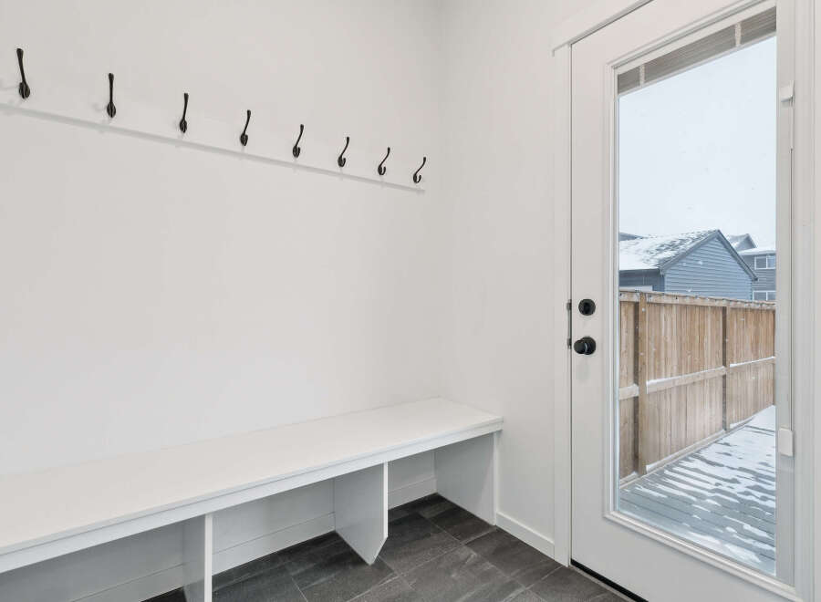 Step into this inviting entryway, perfect for organizing your belongings.