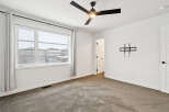 This bright and airy bedroom offers a clean and modern aesthetic, perfect for relaxation.