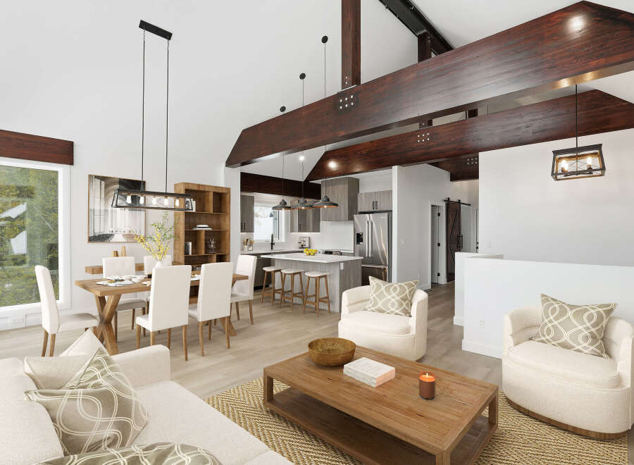 Experience luxury living in this stunning modern home.