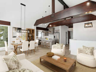 Experience luxury living in this stunning modern home.