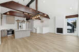 This stunning modern home boasts a spacious open-concept design, perfect for entertaining.