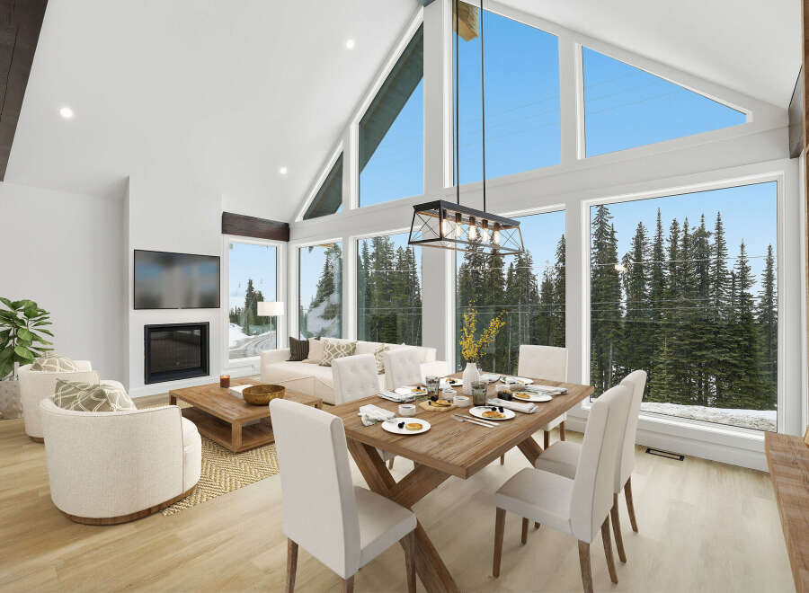 Experience luxury living in this stunning property, featuring a bright and airy open-concept design.