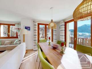 Experience breathtaking mountain views from this stunning property.