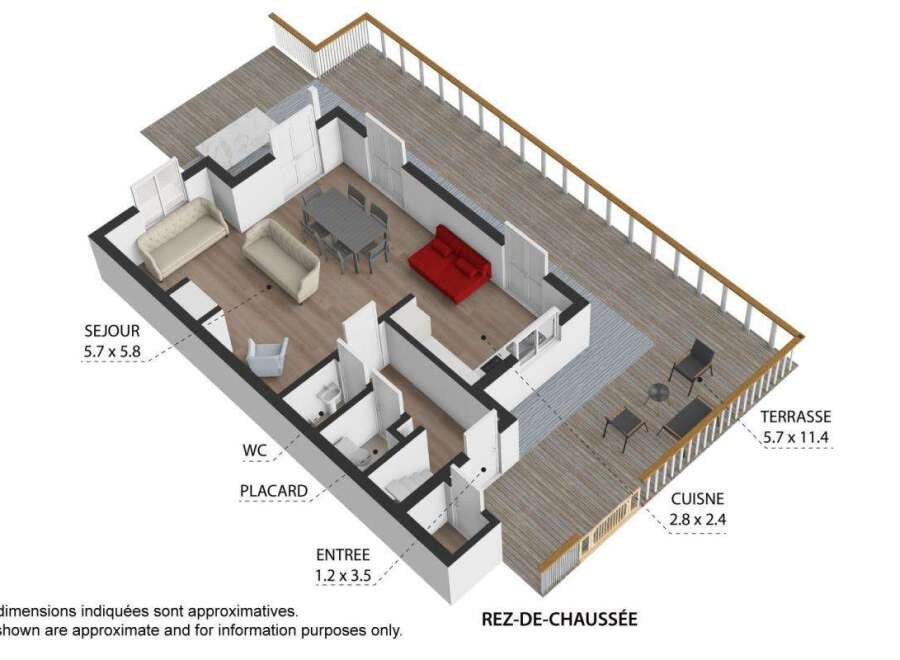Discover this charming ground-floor apartment, perfect for comfortable living.