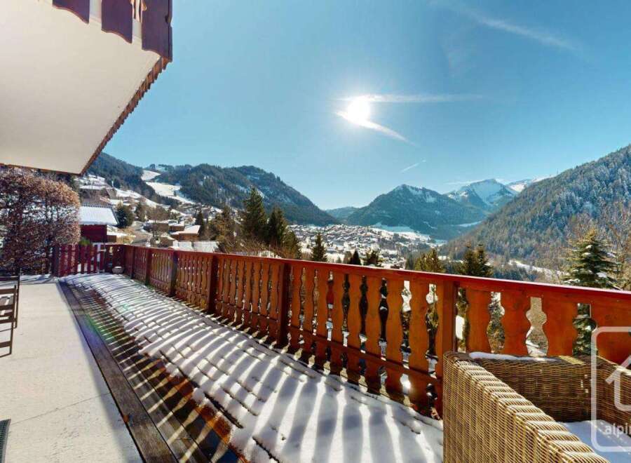 Enjoy breathtaking mountain views from this charming property.