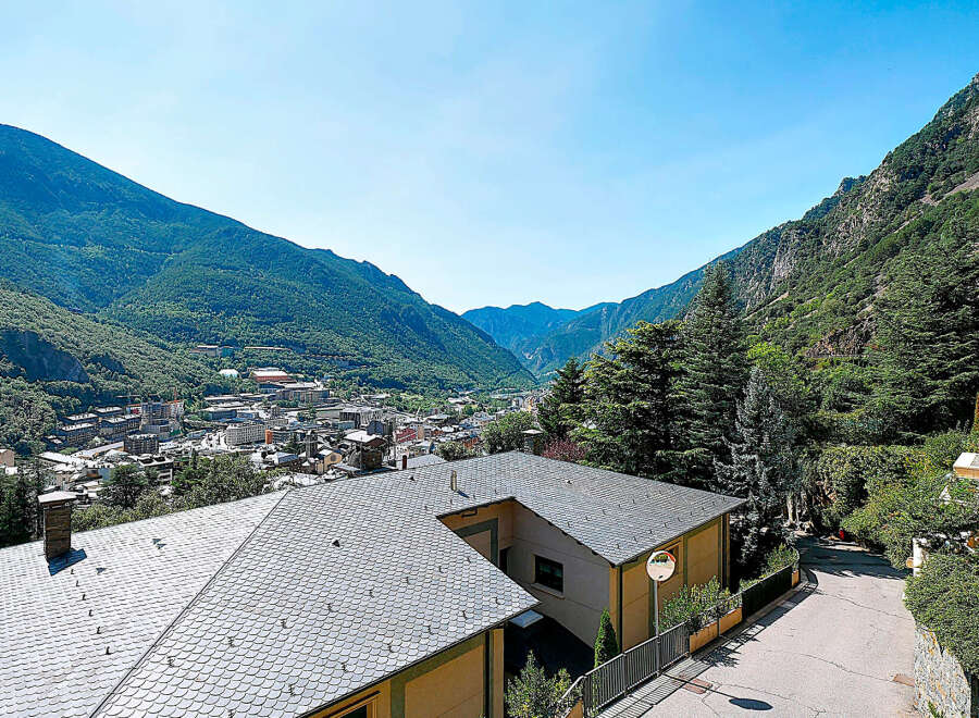 Experience breathtaking mountain views from this stunning property.