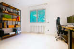 This modern office space offers a bright and airy atmosphere, perfect for productivity.
