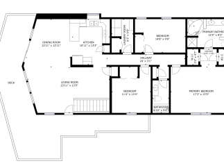 Discover this spacious home featuring a large living room, a modern kitchen, and a separate dining area perfect for entertaining.