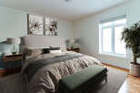 Step into a serene bedroom retreat, designed for ultimate relaxation.