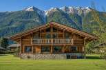 Experience the epitome of alpine living in this stunning wooden chalet.