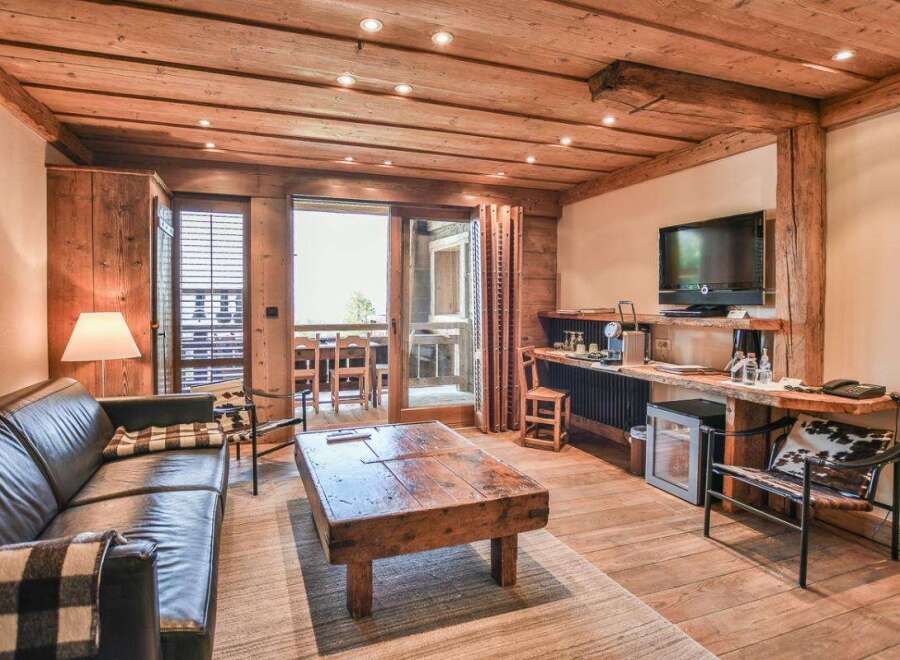 Experience rustic luxury in this stunning living space.