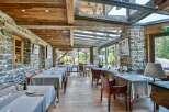 Experience rustic elegance in this stunning restaurant space.