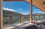 Experience breathtaking mountain views from this stunning balcony, perfect for enjoying your morning coffee or evening relaxation.