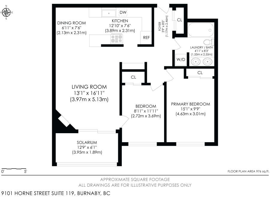 Discover a stunning floor plan featuring a spacious living room, a modern kitchen, and a cozy solarium.