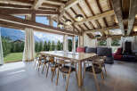 Experience luxury living in this stunning chalet, boasting breathtaking mountain views.