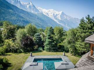 Escape to this luxurious property with stunning mountain views.