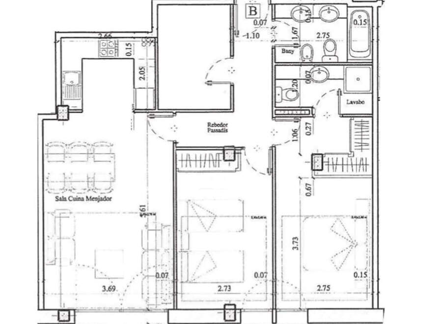 Discover this stunning apartment featuring a well-designed floor plan, perfect for modern living.
