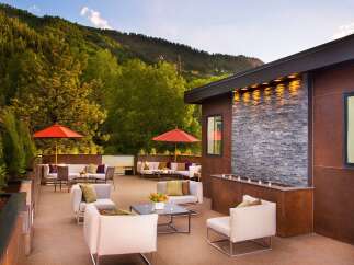 Experience luxury living with this stunning outdoor patio.