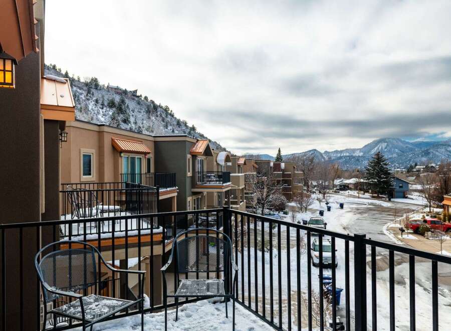 Enjoy breathtaking mountain views from this charming property.