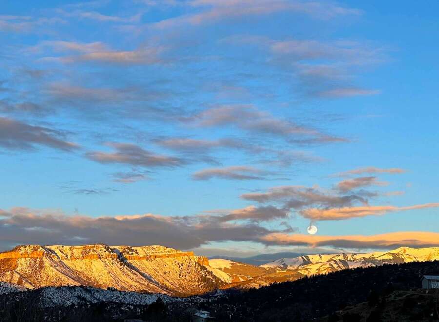 Experience breathtaking mountain views from this stunning property.