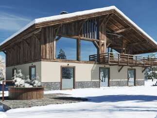 Experience the ultimate winter retreat in this stunning chalet.