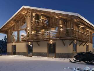 Experience the ultimate winter escape in this stunning chalet.