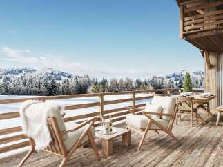 Experience the ultimate in luxury and tranquility with this stunning mountain chalet.
